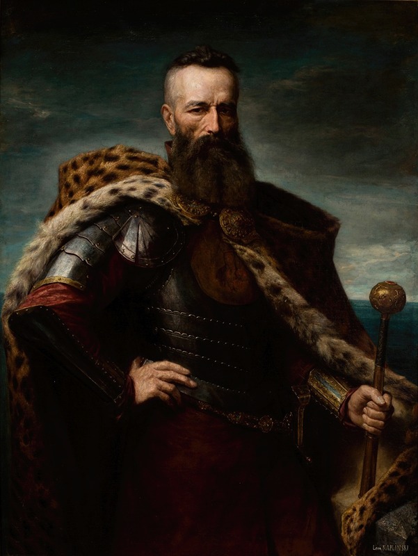 Leon Kapliński - Portrait of Hetman Stefan Czarniecki