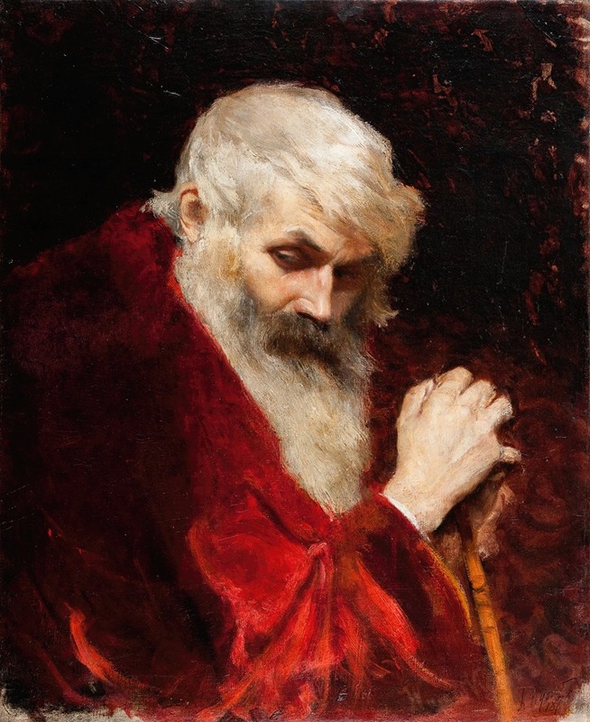 Leon Wyczółkowski - Bust of a Bearded Old Man