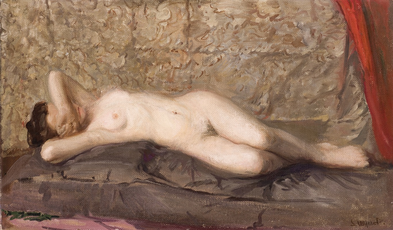 Leon Wyczółkowski - Nude Woman Lying