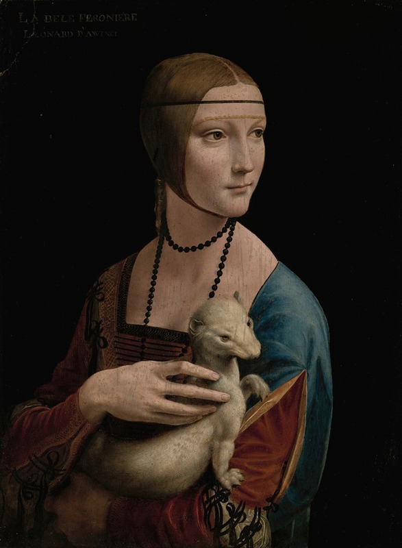 Leonardo da Vinci - Lady with an Ermine – Portrait of Cecilia Gallerani (ca.1473–1536)