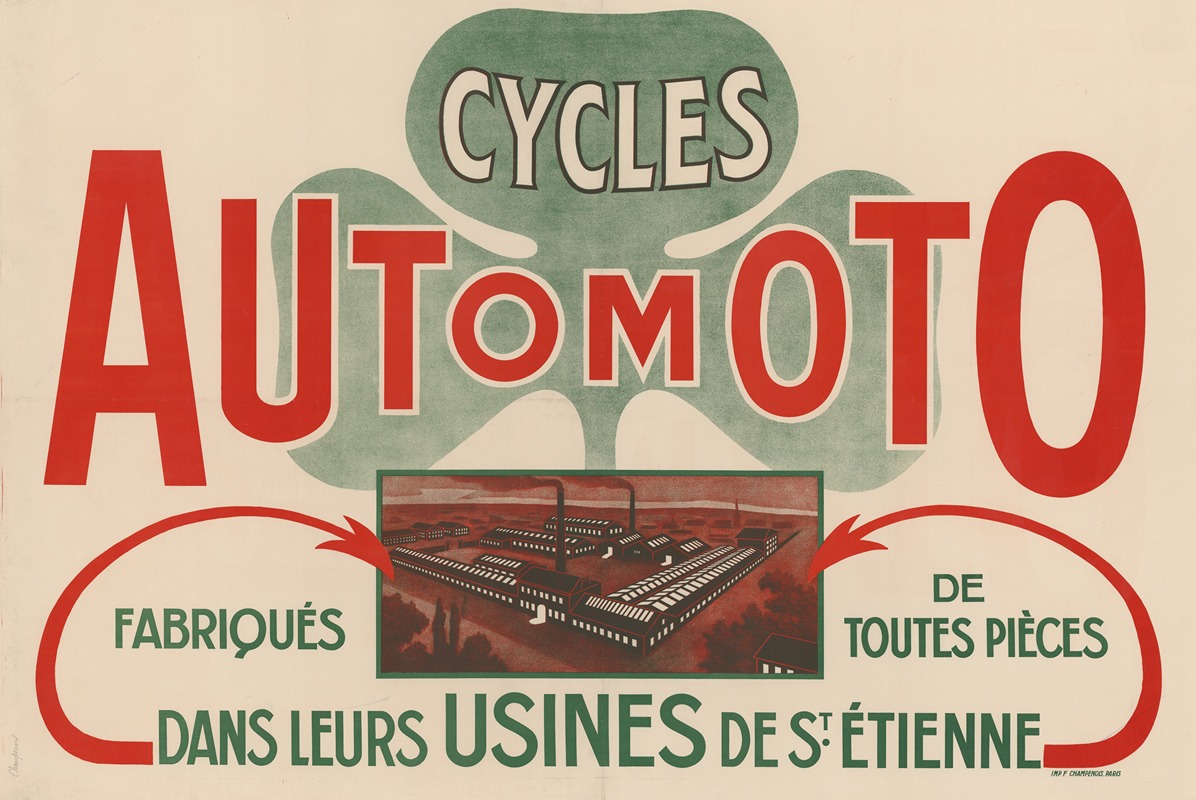 Anonymous - Cycles Automoto fabriqués de toutes pièces dans leurs usines de St Etienne