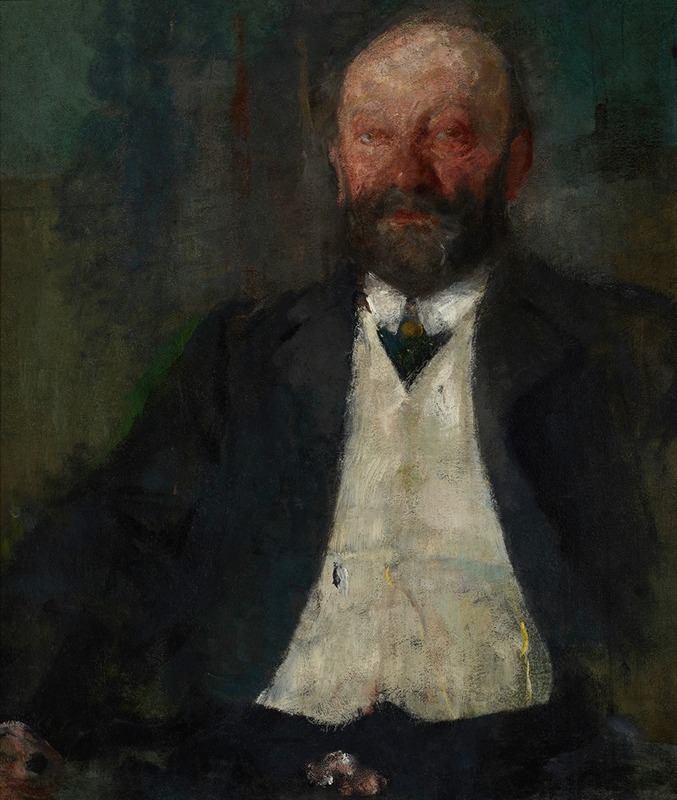 Olga Boznanska - Portrait of Adam Nowina Boznański, Artist’s Father
