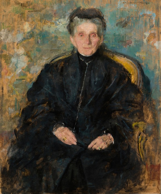 Olga Boznanska - Portrait of Jadwiga Sapieżyna née Sanguszko