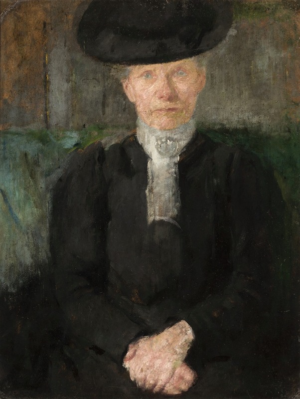 Olga Boznanska - Portrait of Miss Deuringer