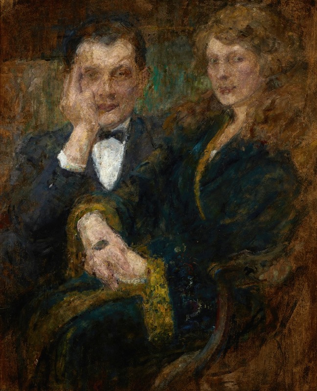 Olga Boznanska - Portrait of Mrs and Mr Smogorzewski