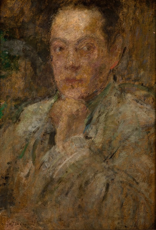 Olga Boznanska - Portrait of Sculptor Stefan Zbigniewicz