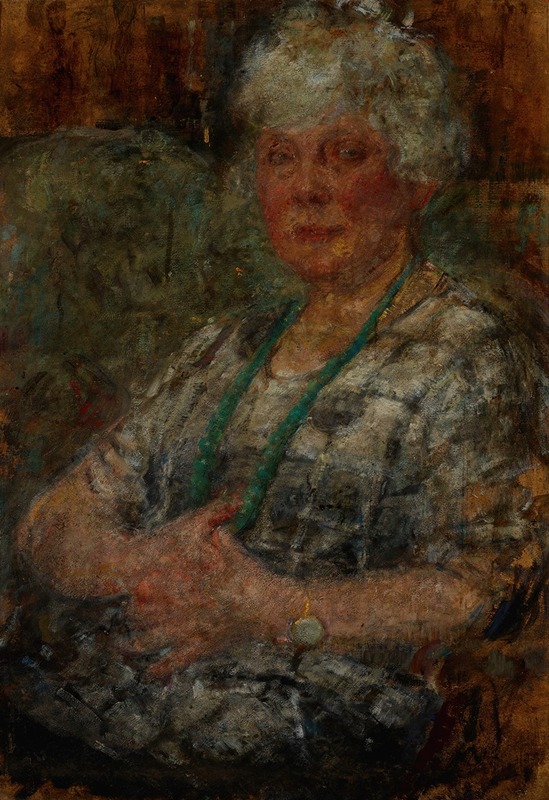 Olga Boznanska - Portrait of the Painter Thomasson