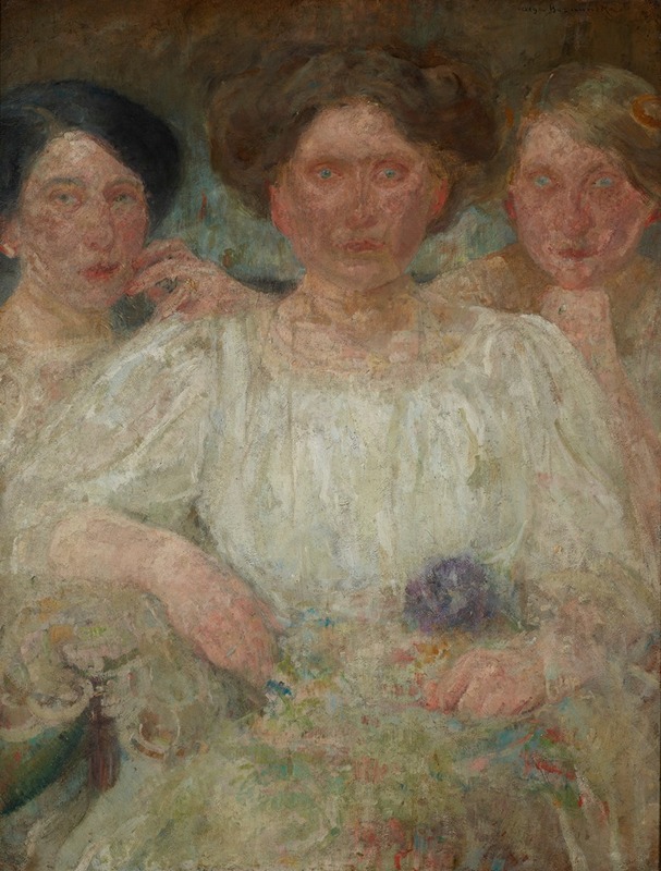 Olga Boznanska - Portrait of Three Sisters