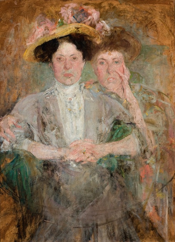 Olga Boznanska - Portrait of Two Young Ladies
