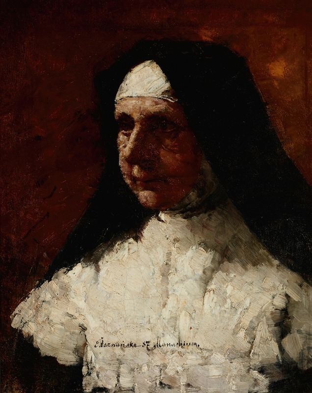 Olga Boznanska - Study of a Nun