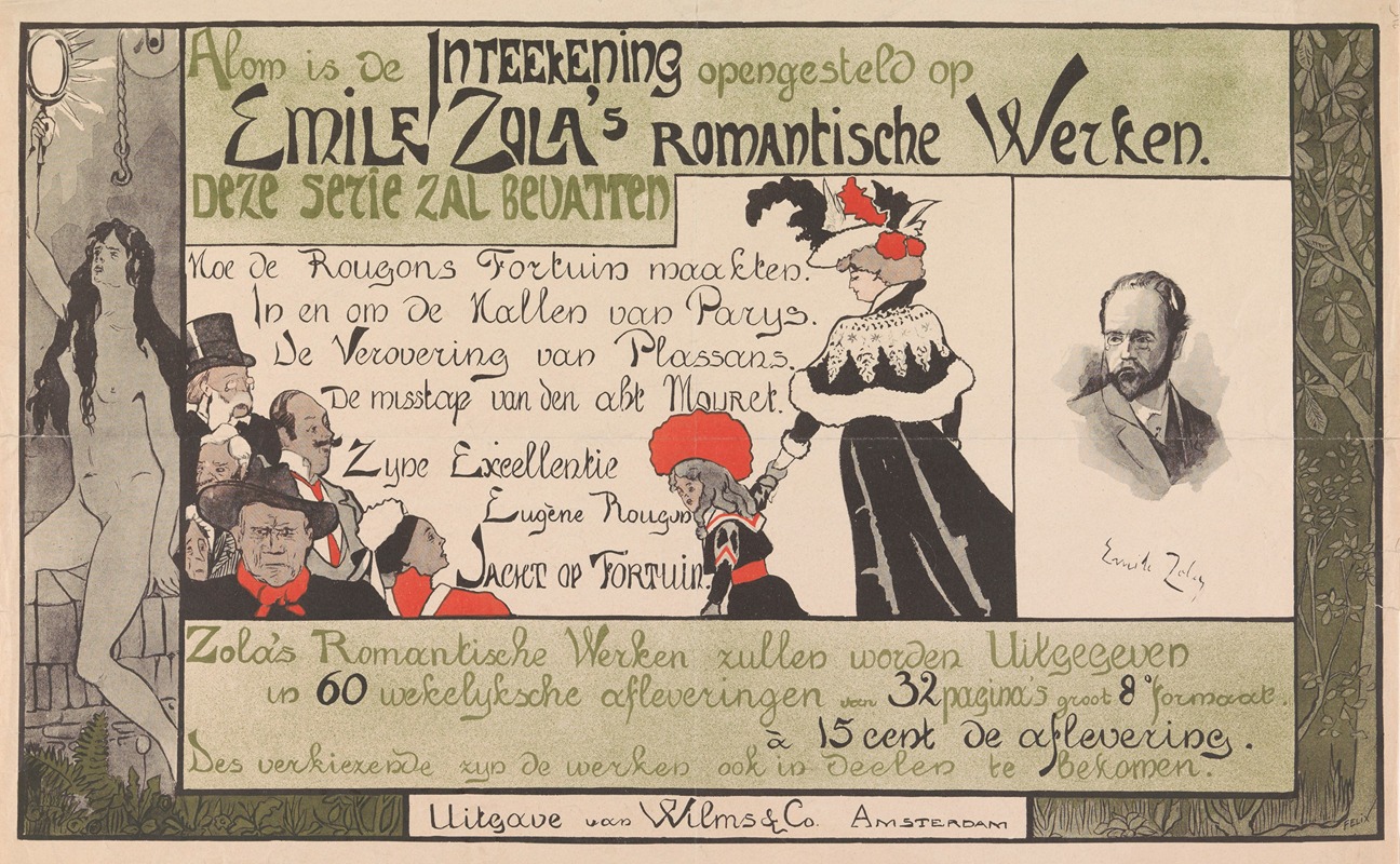 Anonymous - Emile Zola’s Romantische Werken