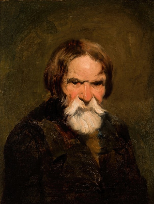 Piotr Michałowski - Study of a Bearded Peasant