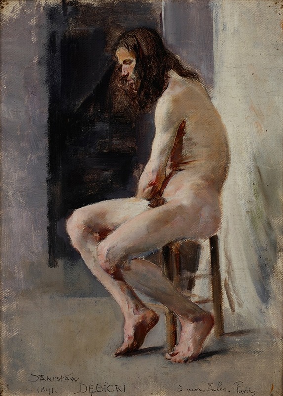 Stanisław Dębicki - Male Nude