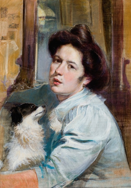 Stanisław Dębicki - Portrait of Wife