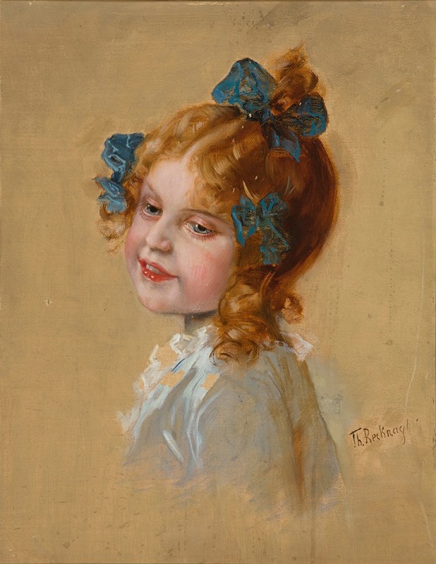 Theodor Recknagel - Portrait of a Girl