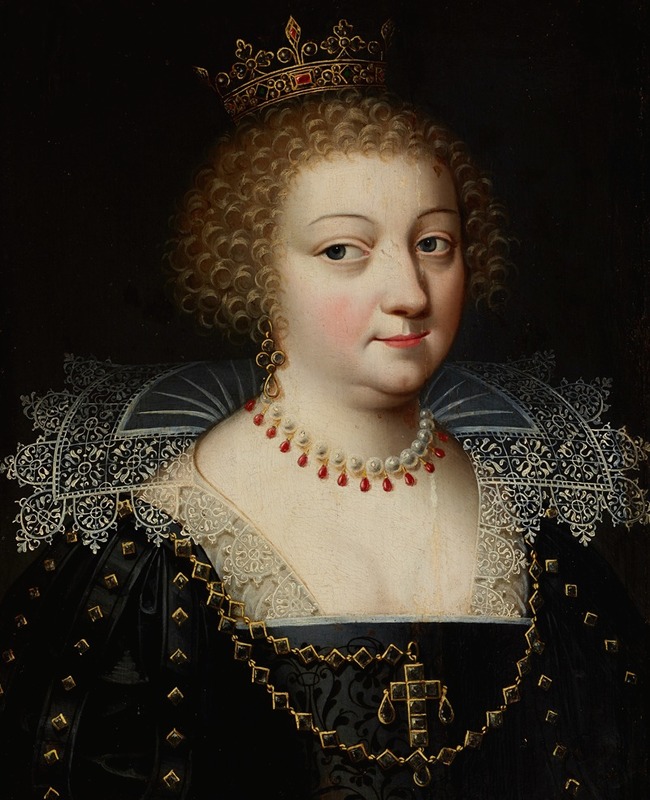 Anonymous - Portrait of Queen Anne of Austria (1601–1666)