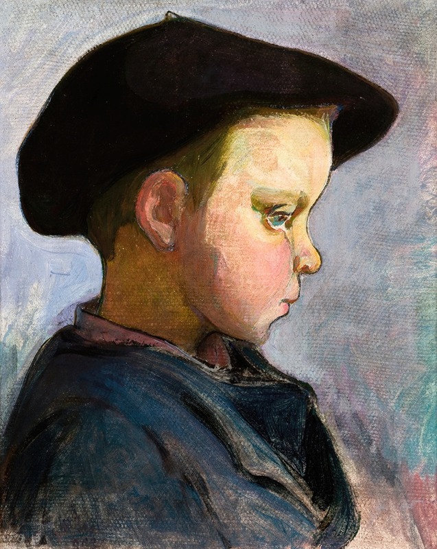Władysław Ślewiński - Study of a Boy