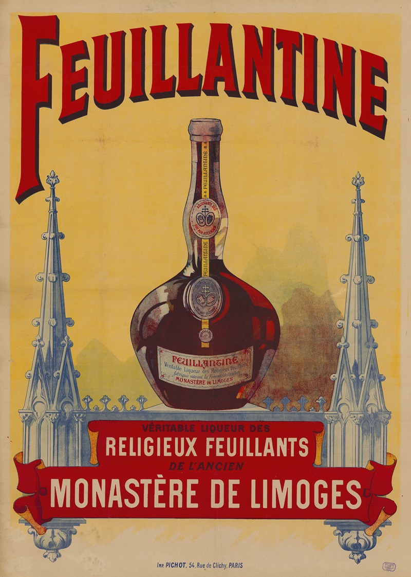 Anonymous - Feuillantine. Véritable liqueur des religieux feuillants de l’ancien monastère de Limoges