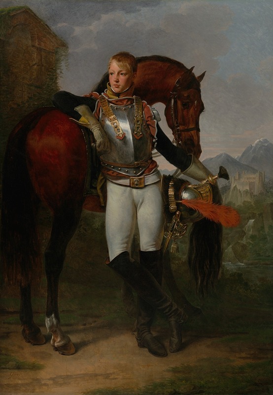 Antoine-Jean Gros - Portrait of Second Lieutenant Charles Legrand