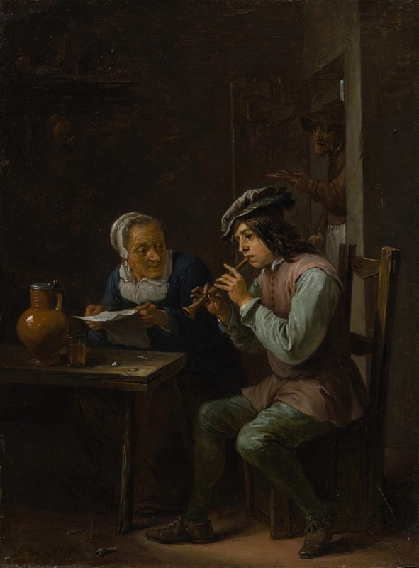 David Teniers The Younger - The Flageolet Player
