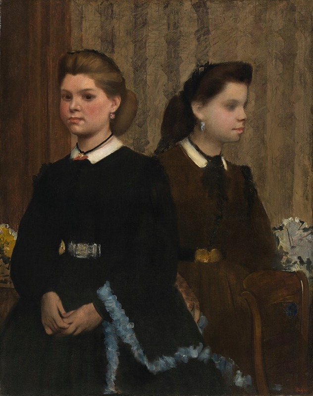 Edgar Degas - The Bellelli Sisters (Giovanna and Giuliana Bellelli)