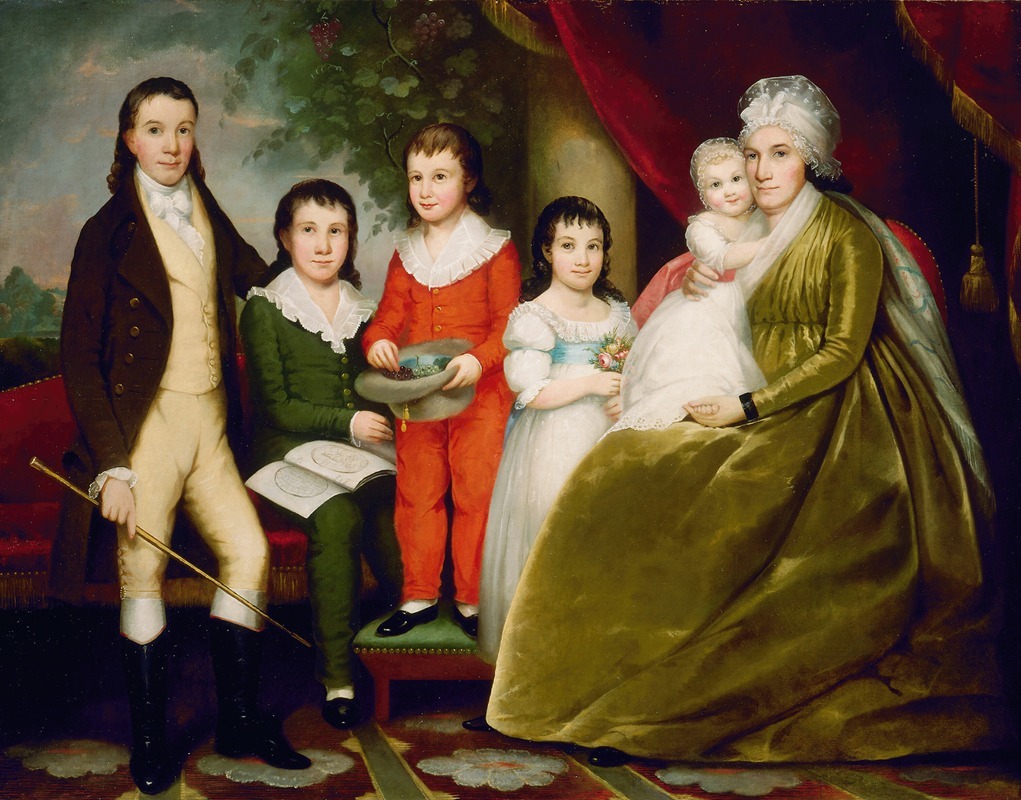 Ezra Ames - Mrs. Noah Smith and Family