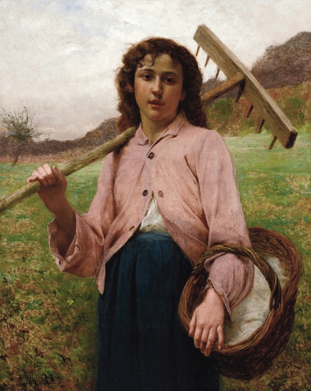 François Alfred Delobbe - Return from the Fields