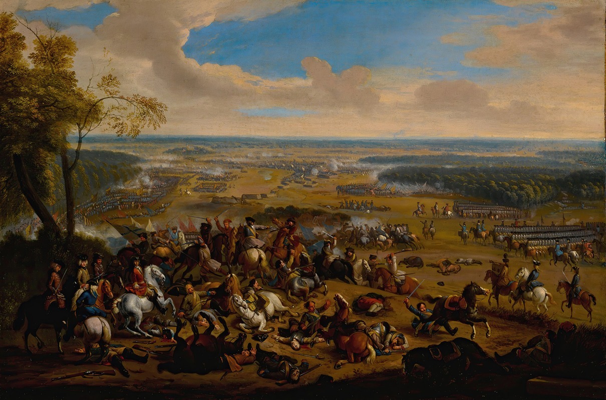 Adam Frans van der Meulen - Battle scene
