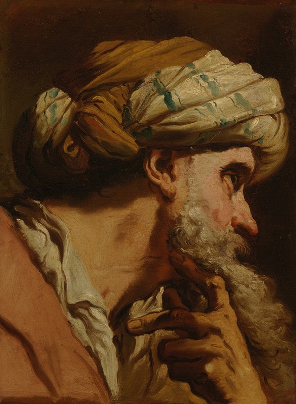 Gaetano Gandolfi - Head of a Man in Oriental Costume