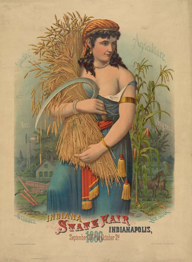 Anonymous - Indiana State Fair Indianapolis September 27th to October 2d 1886