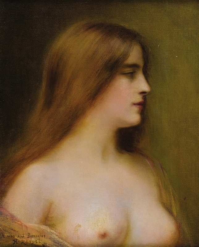Henri Rondel - Portrait of a Young Woman