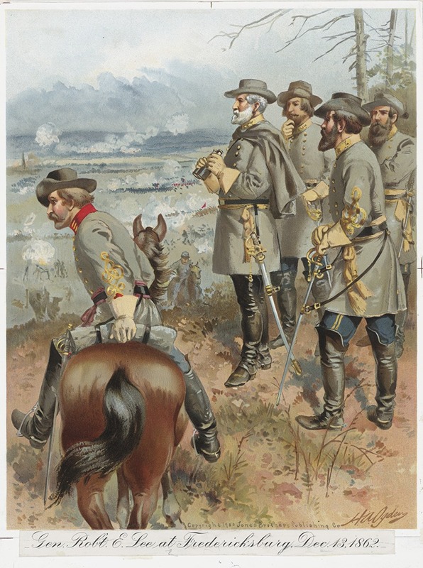 Henry Alexander Ogden - Gen. Robt. E. Lee at Fredericksburg, Dec. 13, 1862