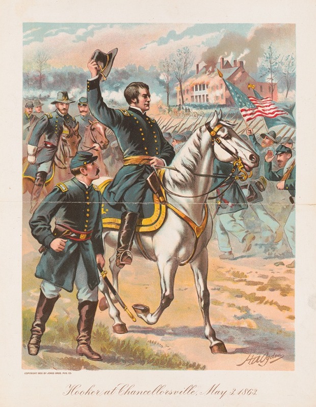 Henry Alexander Ogden - Hooker at Chancellorsville, May 3, 1863