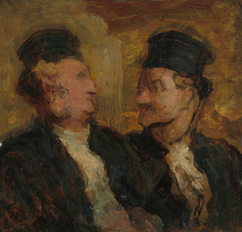 Honoré Daumier - Two Lawyers