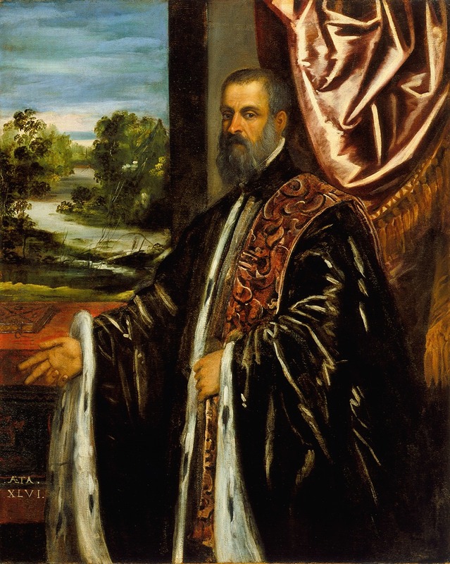 Jacopo Tintoretto - Portrait of Marino Grimani