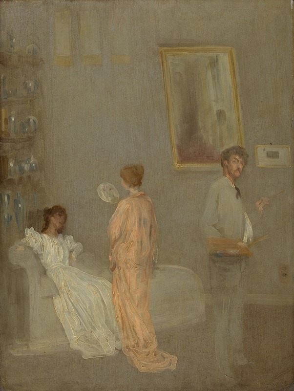 James Abbott McNeill Whistler - The Artist in His Studio