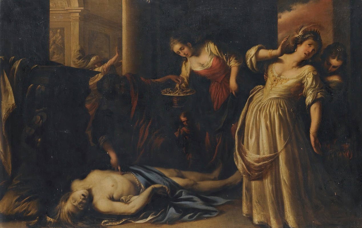 Lombard School - The Death Of Cleopatra