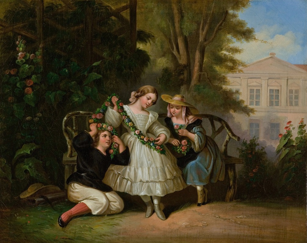 Louis Lang - Afternoon in the Garden