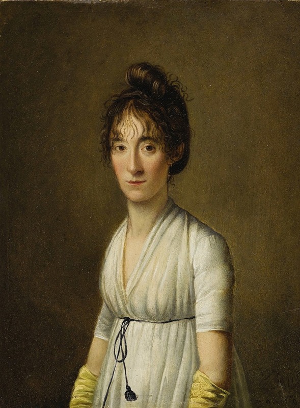 Louis Léopold Boilly - Portrait Of A Woman