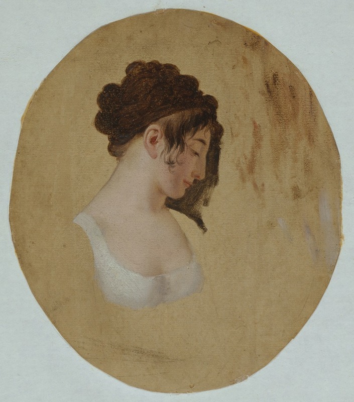Louis Léopold Boilly - Profile of a Young Woman’s Head