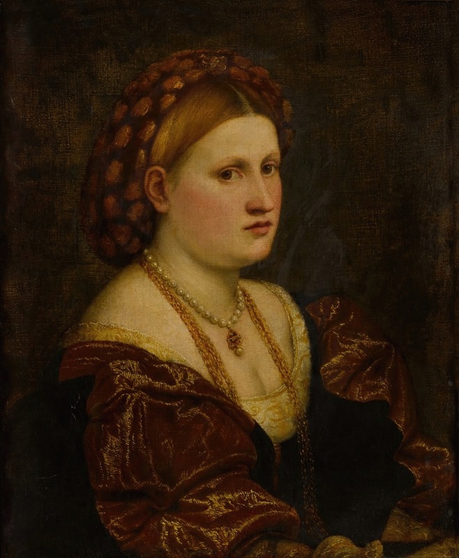 Paris Bordone - Portrait of a woman