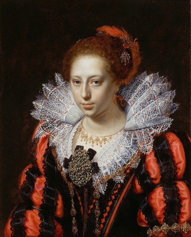 Paulus Moreelse - Portrait of a Young Lady