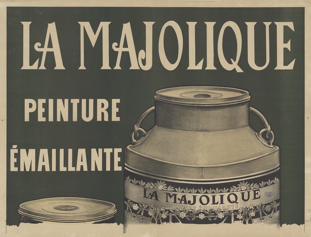 Anonymous - La Majolique, peinture émaillante