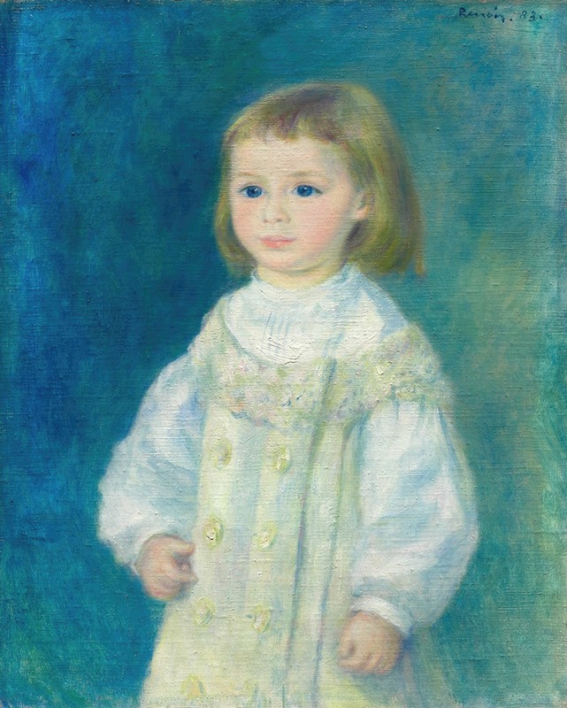 Pierre-Auguste Renoir - Lucie Berard (Child in White)