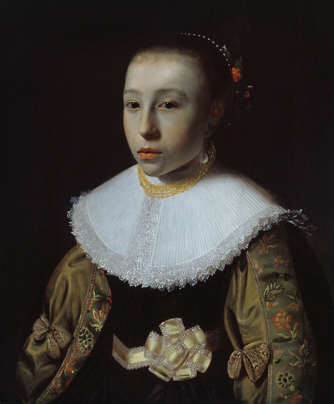 Pieter Dubordieu - Portrait of a Young Girl
