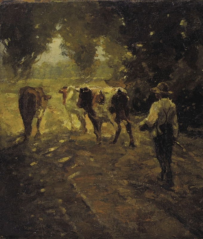 R.B. Pasquell - Leading the Cows to Pasture