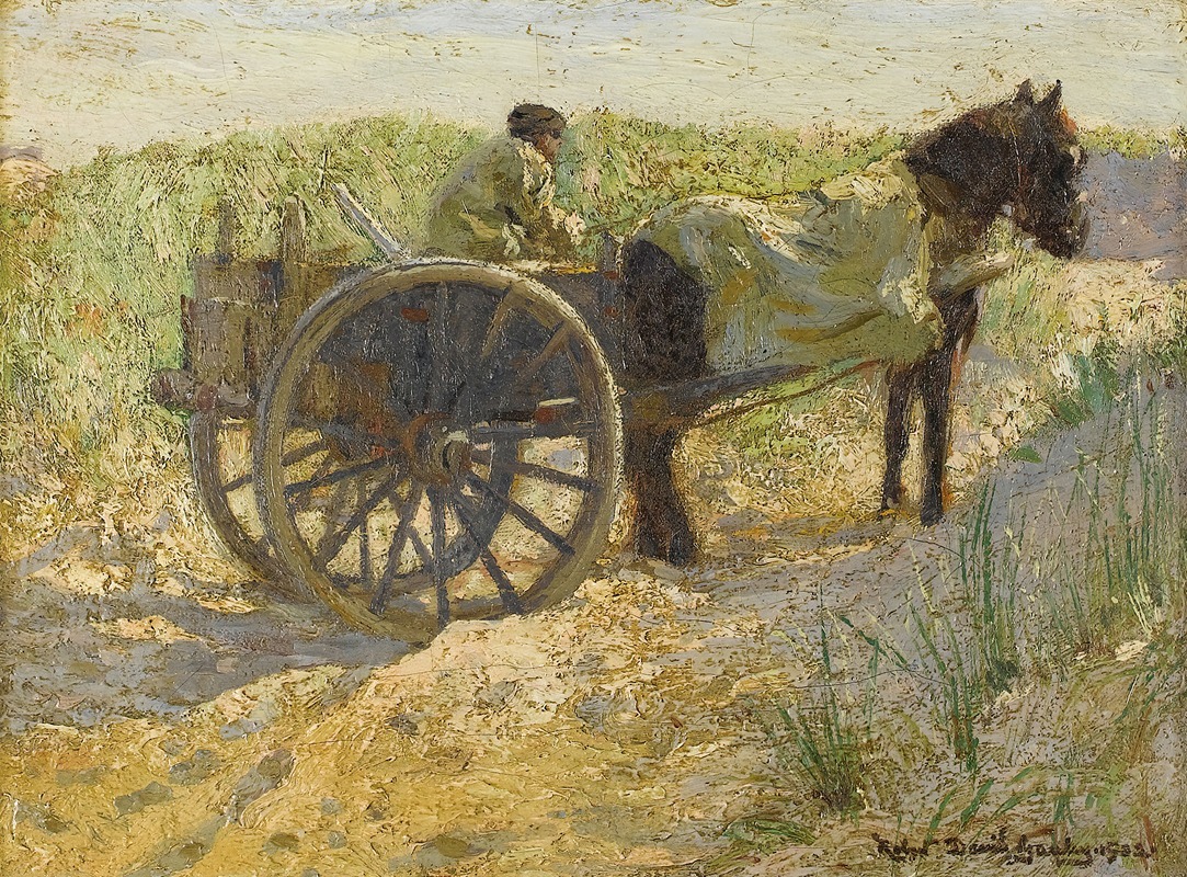 Robert David Gauley - Horse with Carriage