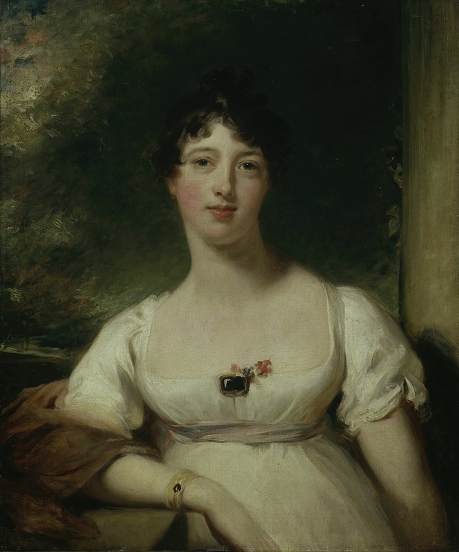 Sir Thomas Lawrence - Anna Maria Dashwood, later Marchioness of Ely