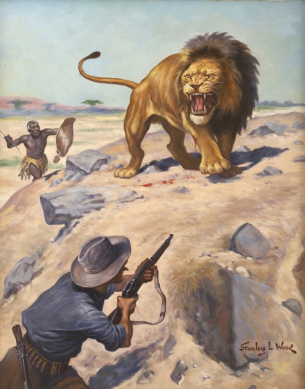 Stanley Llewellyn Wood - Lion Hunter