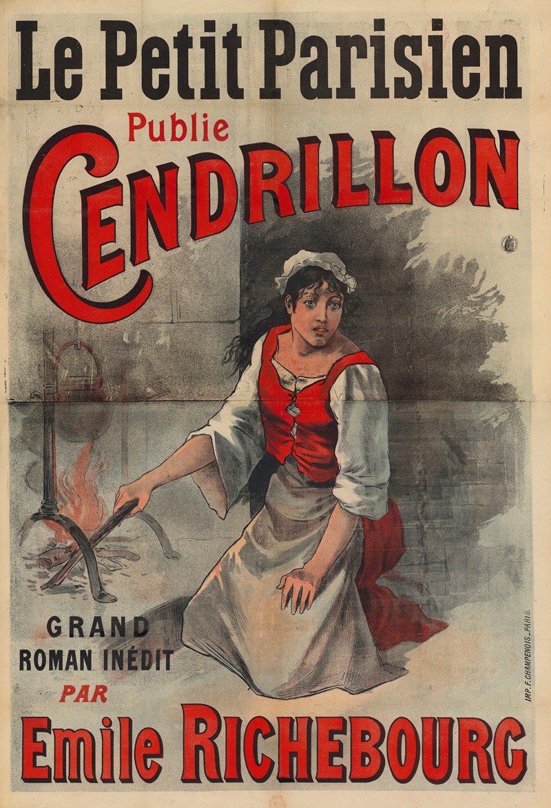 Anonymous - Le Petit Parisien publie Cendrillon, grand roman inédit par Emile Richebourg